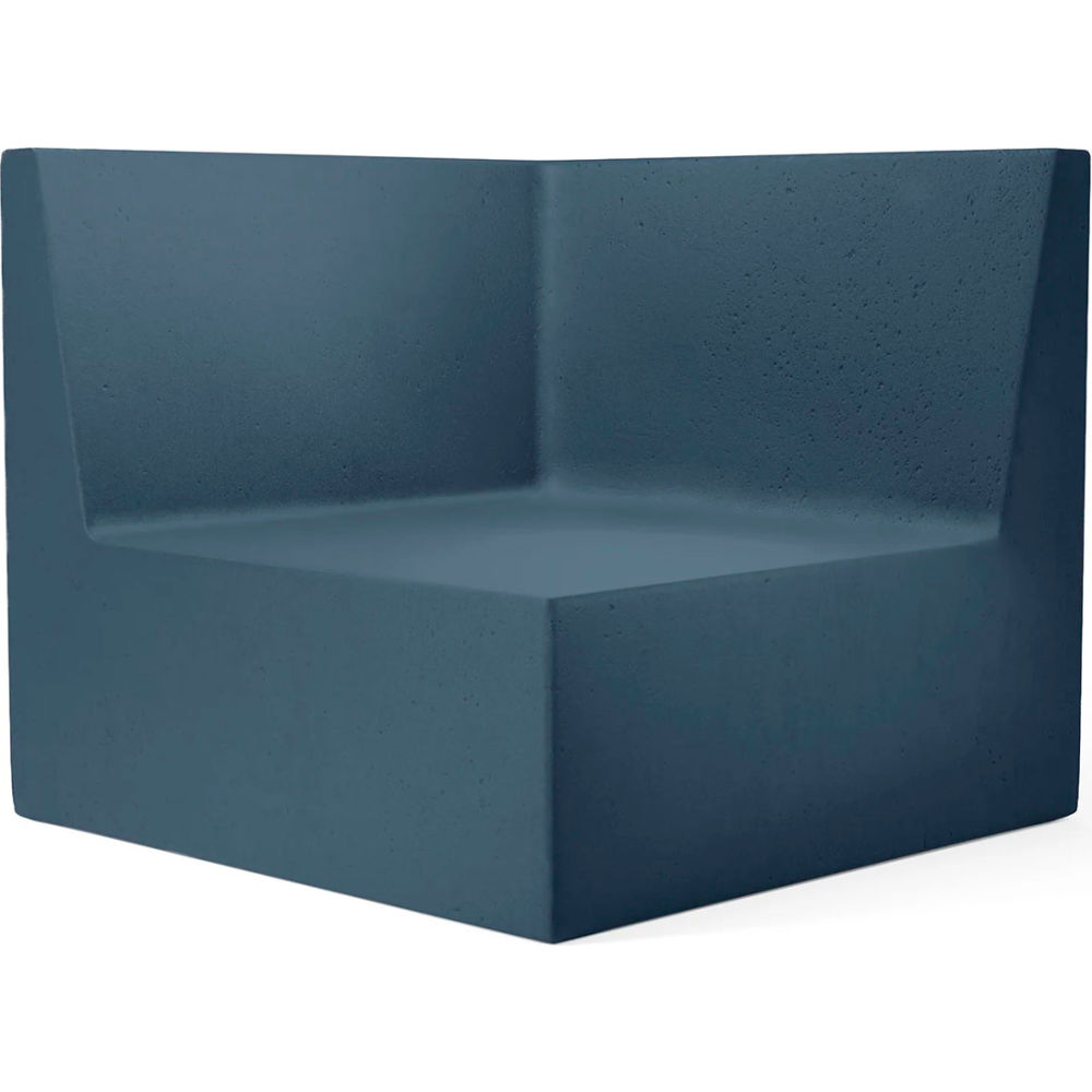 B3219258 Modular Couch Corner Chair - Dark Blue Concrete