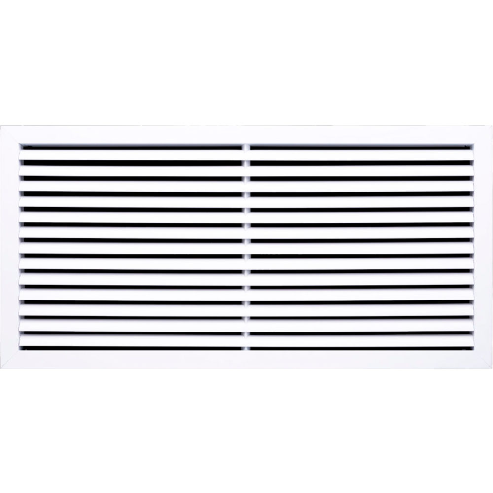 B3214280 ACAMINAIRE Aluminum Return Air Vent Grille, White - 30 x 14 in.