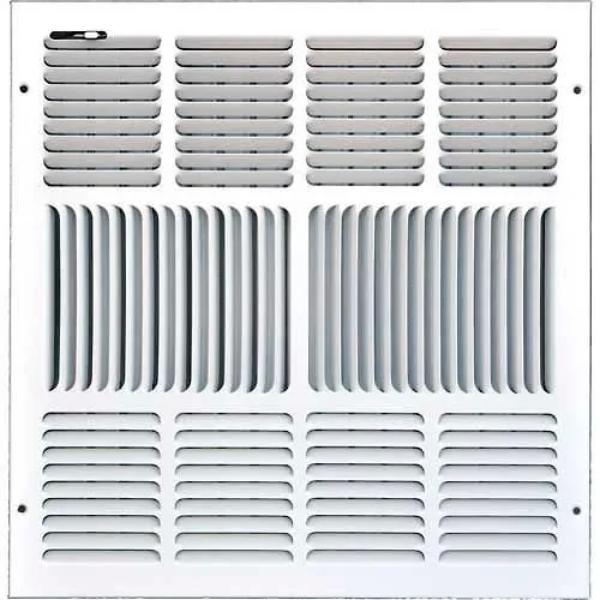 B629558 Speedy-Grille Ceiling or Wall Register with 4 Way Deflection SG-1616 CW4, White - 16 x 16 in.