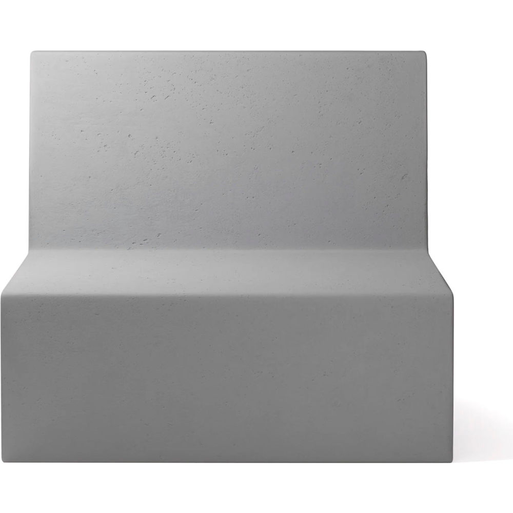 B3219180 Modular Couch Square Chair - Stone Concrete