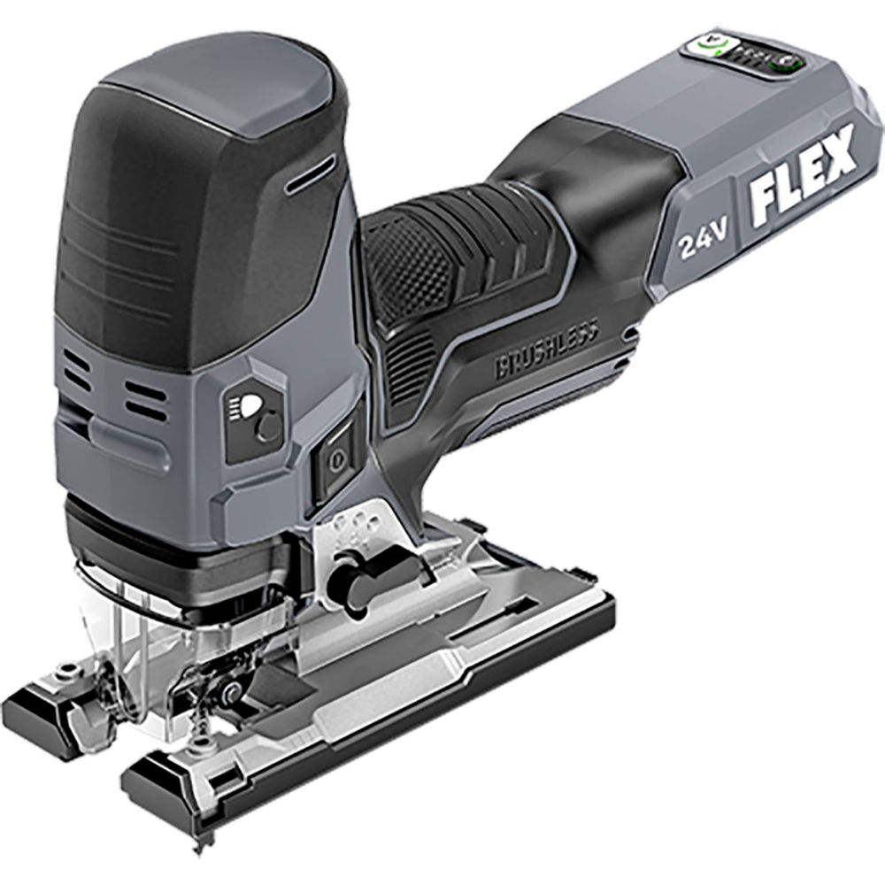 Chervon North America B3131269 Flex Cordless Barrel Handle Jig Saw Bare Tool - 24V - 800-3500 SPM - Black