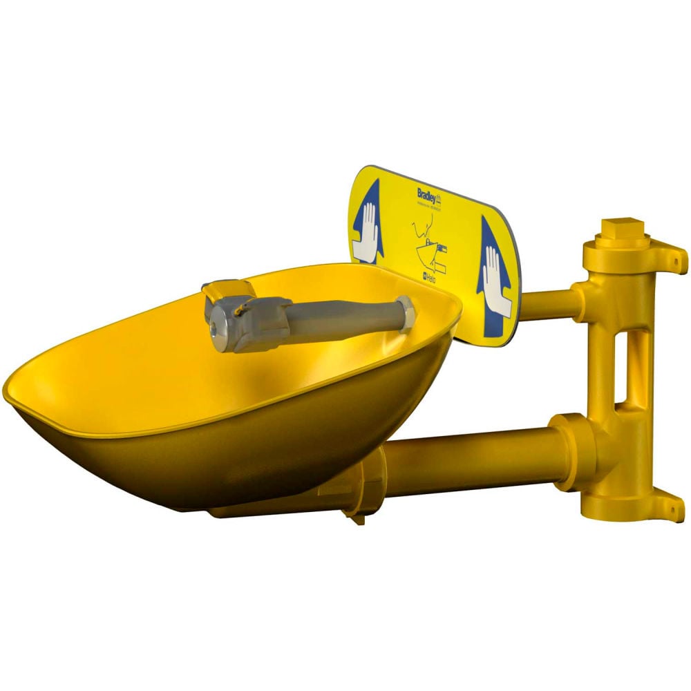 B275825 Eyewash Station - Plastic Bowl - S19224EW - Yellow