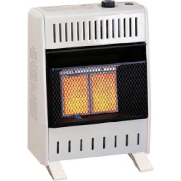 B3220593 Pro Com Heating Natural Gas Ventless Infrared Heater - 10000 BTU T-Stat Control - White