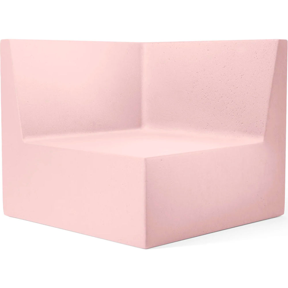 B3219166 Modular Couch Corner Chair - Blush Concrete