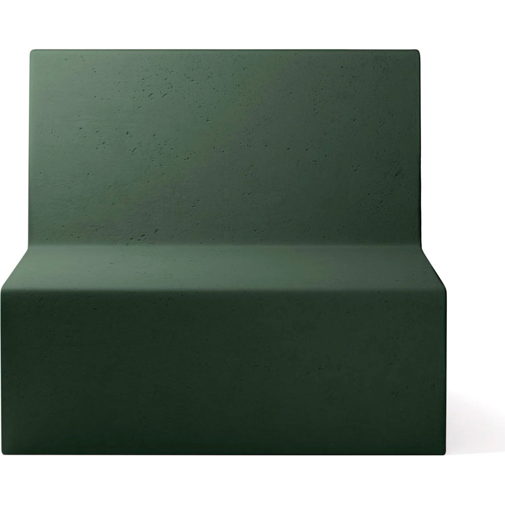 B3219287 Modular Couch Square Chair - Kale Concrete