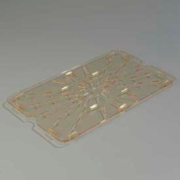 Picture of Carlisle Sanitary Maintenance B637796 Topnotch Drain Shelf - 17.75 x 9.875 x 0.6 in. - Amber