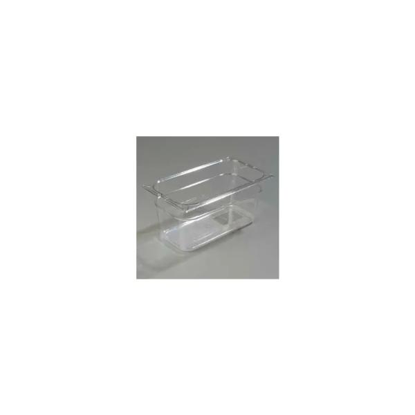 B637890 Topnotch Food Pan - 12.75 x 7 x 6 in. - Clear