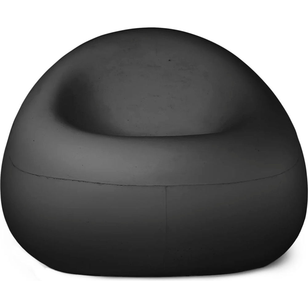 B3219199 Bubble Lounge Chair - Licorice Concrete - Black