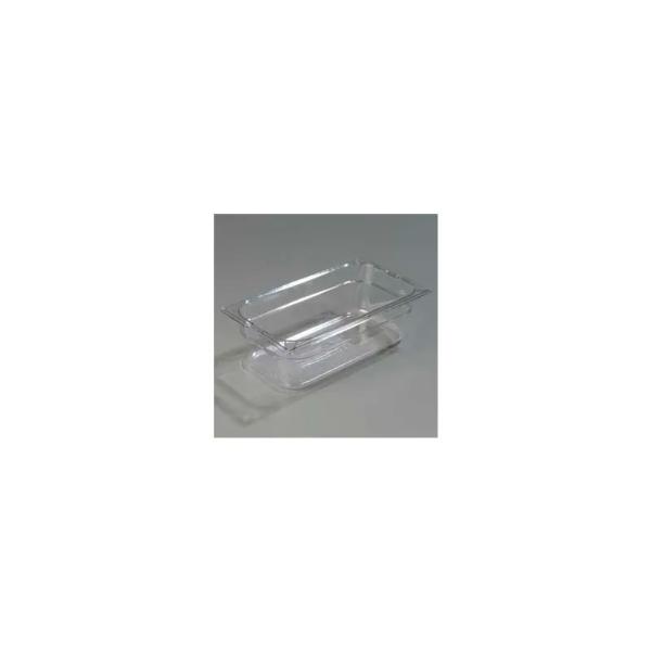 B637810 Topnotch Food Pan - 12.75 x 7 x 4 in. - Clear