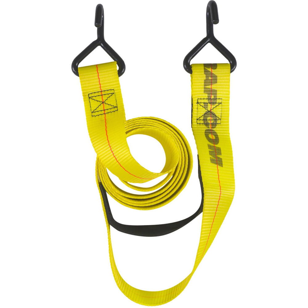 B3125292 Safety Solutions Rack Safety Strap for 108 in. Bay - J Hook Attachment - 1.06 lbs - Yellow