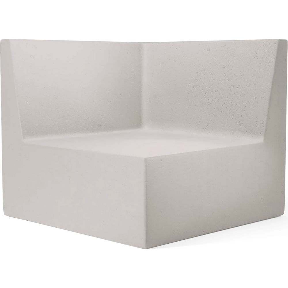 B3219154 Modular Couch Corner Chair - Platinum Concrete - Gray