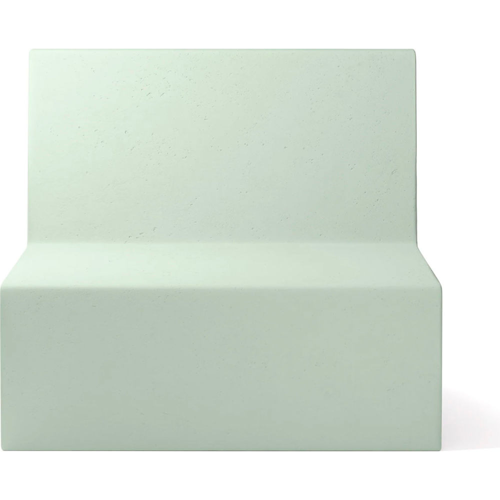 B3219195 Modular Couch Square Chair - Pistachio Concrete