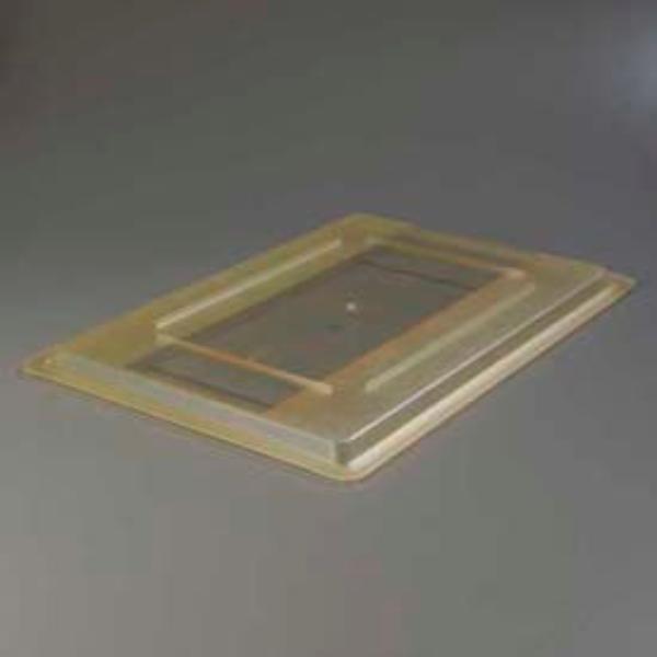 Picture of Carlisle Sanitary Maintenance B638084 Stopples Lid - 26 x 18 in. - Yellow