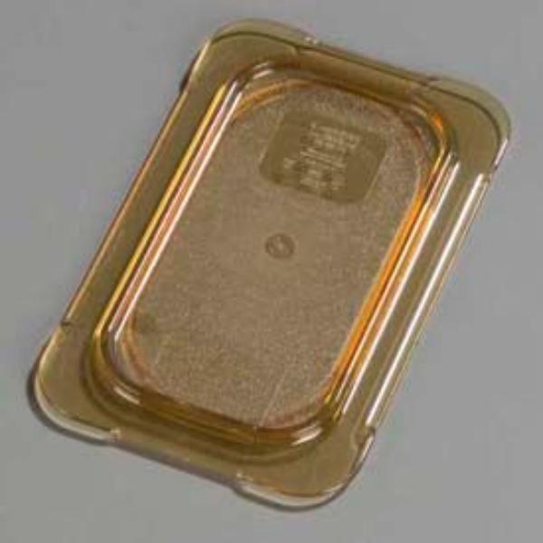 Picture of Carlisle Sanitary Maintenance B637623 Topnotch Universal Flat Lid - 6.88 x 4.25 in. - Amber