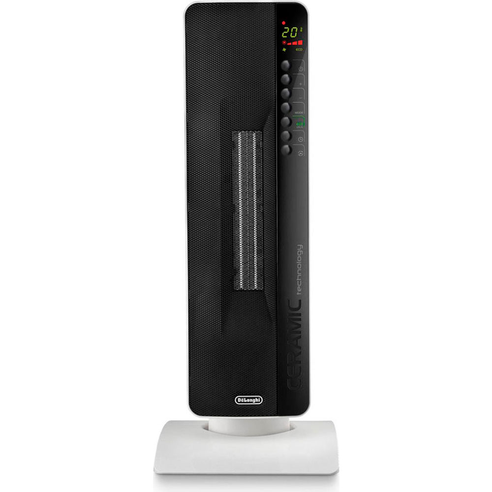 B3227029 DeLonghi Flat Panel Tower Ceramic Heater  1500W  120V  Black