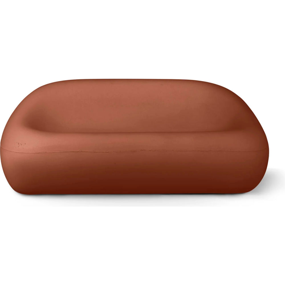 B3219232 Bubble Couch Loveseat - Terra Cotta Concrete