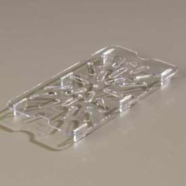 Picture of Carlisle Sanitary Maintenance B637752 Topnotch Drain Shelf - 10.25 x 6.375 x 0.625 in. - Clear