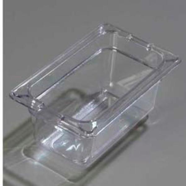 Picture of Carlisle Sanitary Maintenance B637288 Topnotch Pan - 6.75 x 4.25 x 4 in. - Clear
