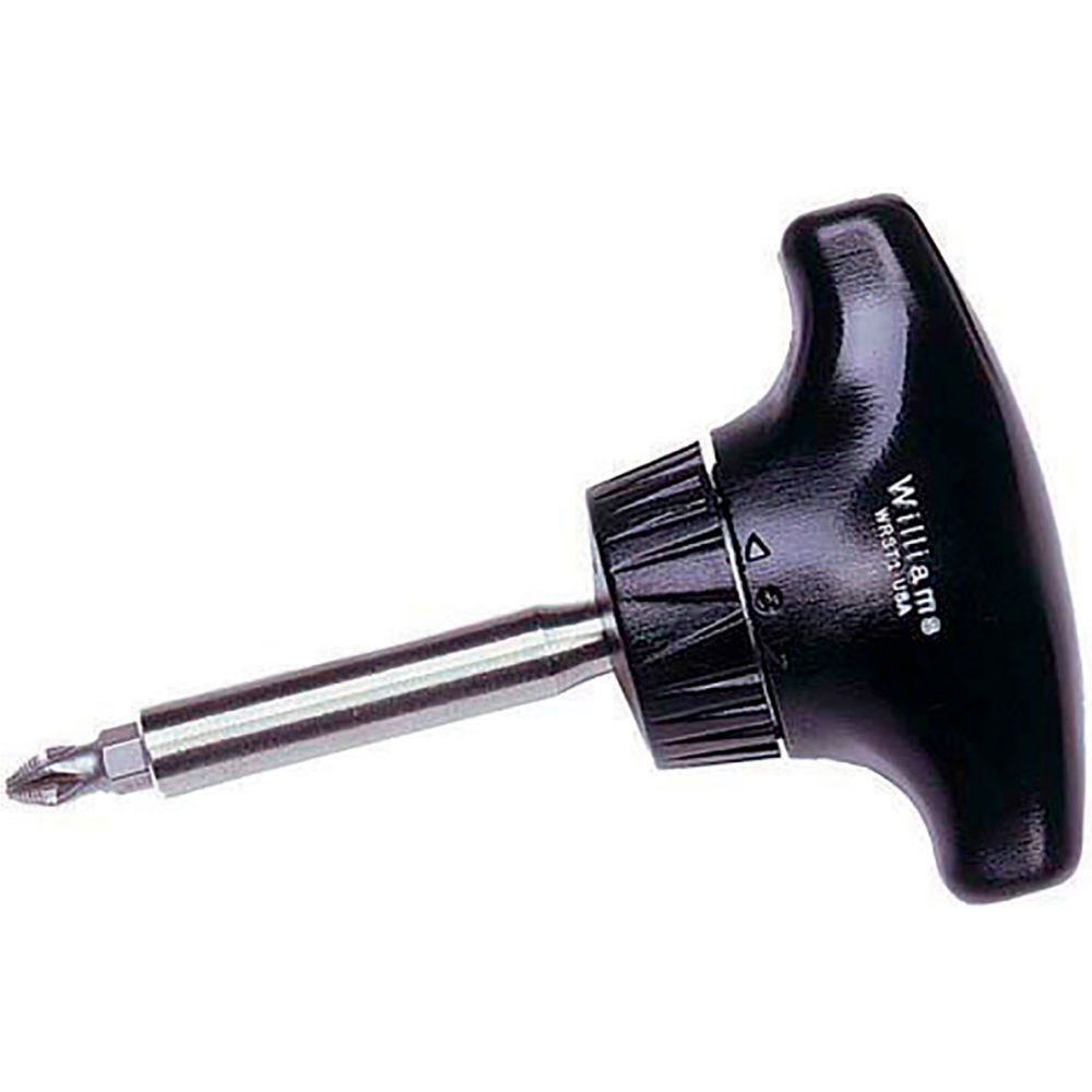 B3193845 T-Handle Ratcheting Screwdriver Stubby
