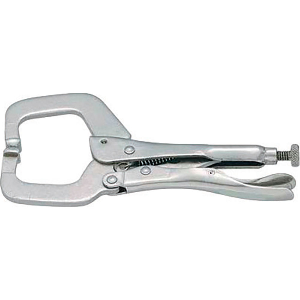 B3191161 6 in. Locking C-Clamp - Silver