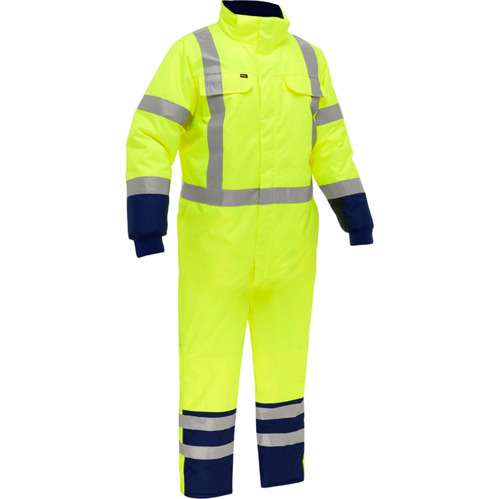 B3187149 Bisley Insulated Freezer Coverall - Extra Large - Hi-Vis Yellow