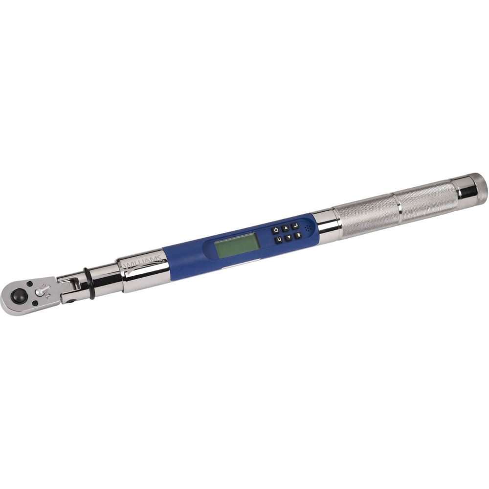 B3193662 0.375 in. Drive Electronic Torque Wrench - 5-100 ft. lbs - Silver