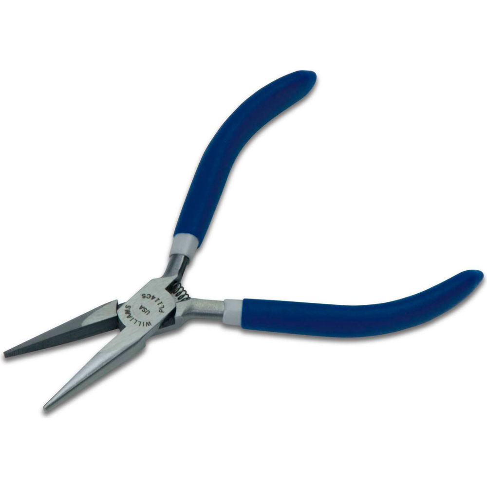 B3191136 Needle Nose Plier - Plastic Dipped Handle - 4.5 in. - Blue