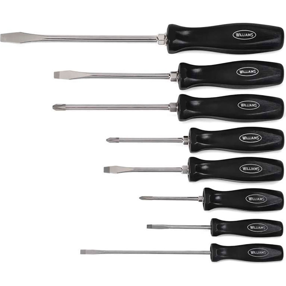 B3193204 Endurogrip Mixed Screwdriver Set - Black - 8 Piece