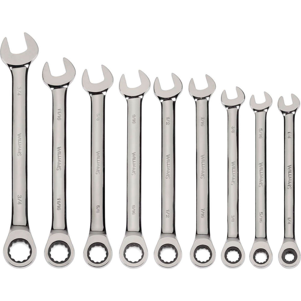 B3193761 0.937 in. 12-Point Combination Ratcheting Wrench - Chrome