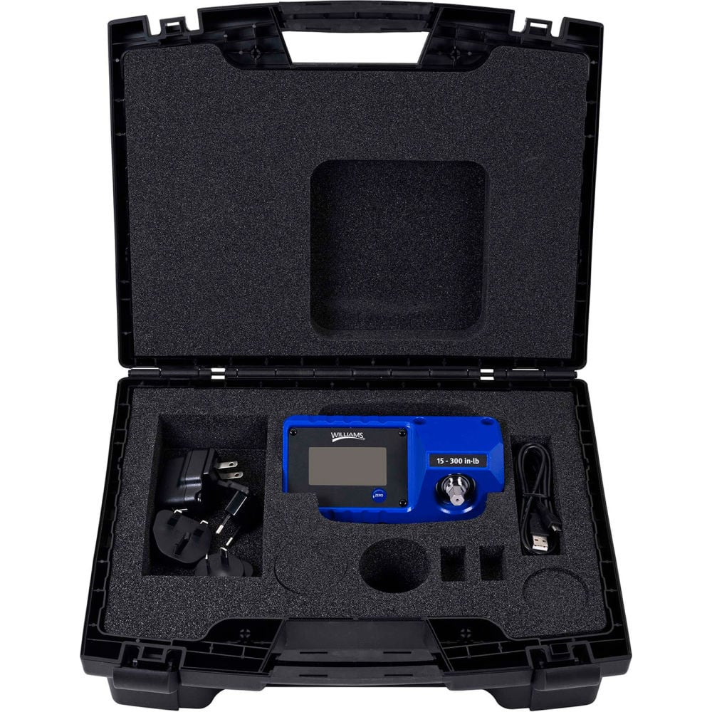 B3193986 0.25 in. Digital Torque Checker - 10 mm - Blue - 15-300 in.-lbs