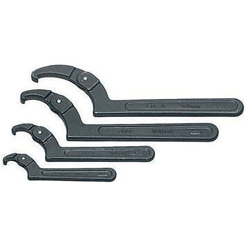 B3193859 Adjustable Hook Fire Hose Spanner Wrench for 2 to 4.75 in. Span Dia.