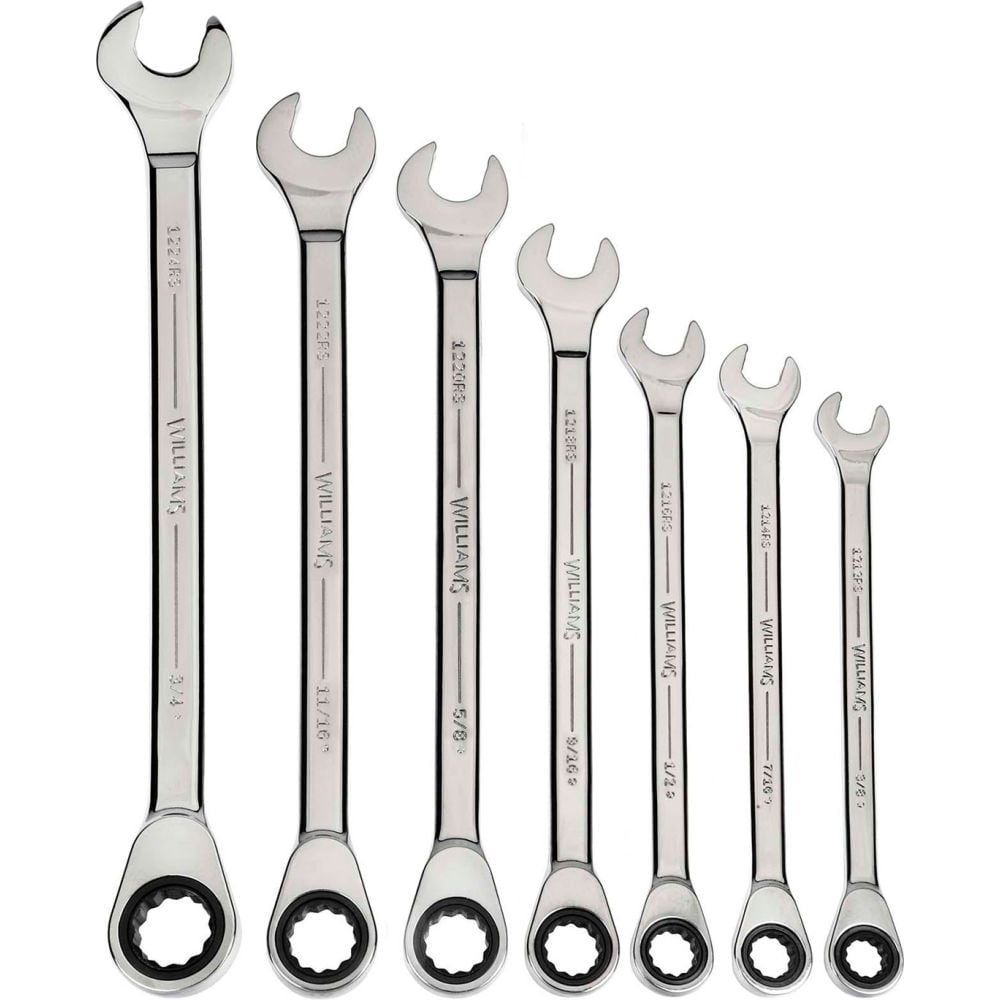 B3193690 0.375 in. 12 Point Standard Ratcheting Combination Wrench - Chrome