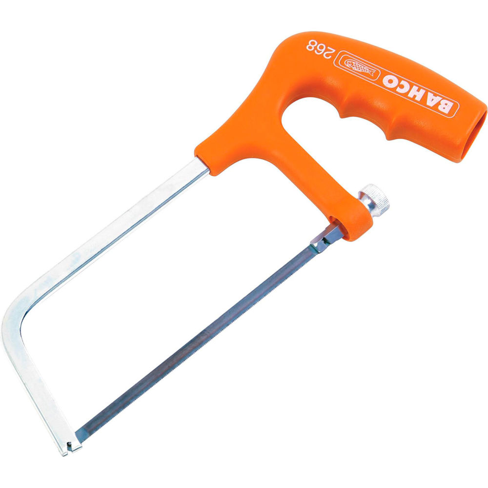 B3193033 Bahco Mini Hacksaw Frame Tension - 6 in. Blade Length - Orange Handle
