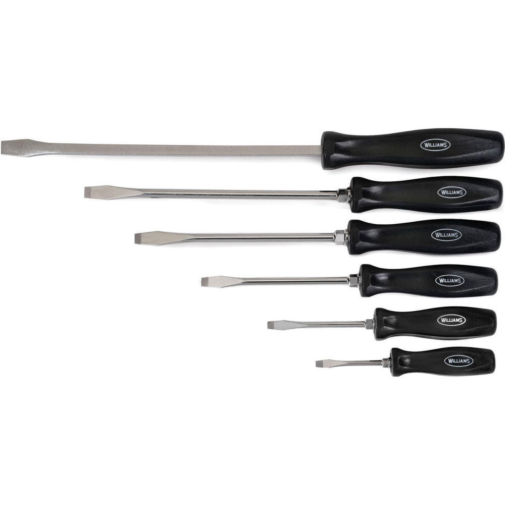 B3193915 Endurogrip Keystone Slotted Screwdriver Set - Round Shank - 6 Piece