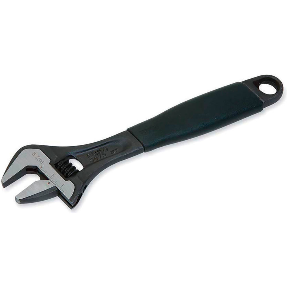 B3193106 Bahco 80-S Adjustable Wrench with Phosphate - 12 in. Long - Black