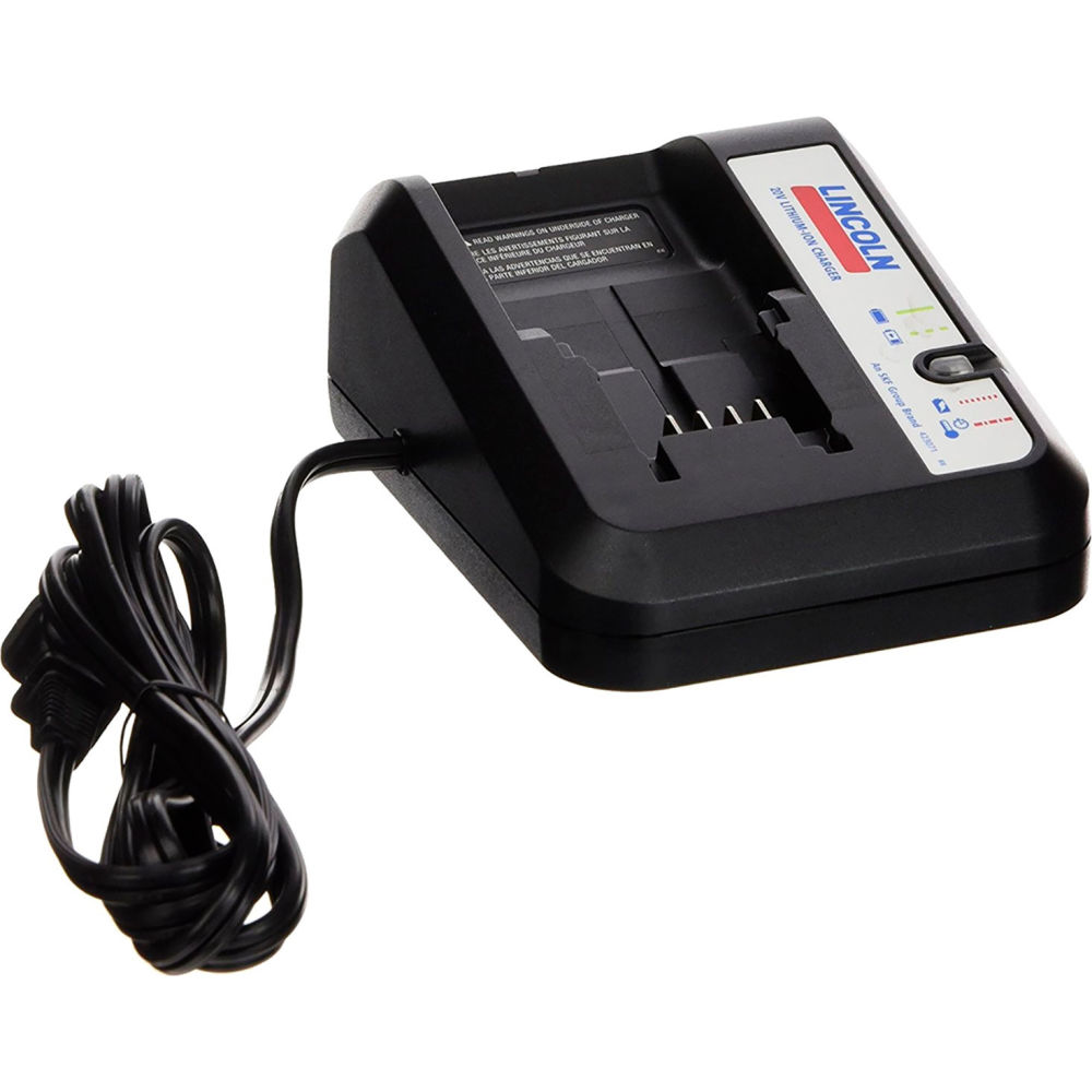 B3214871 Lincoln Lubrication 20V Lithium Ion Battery Charger