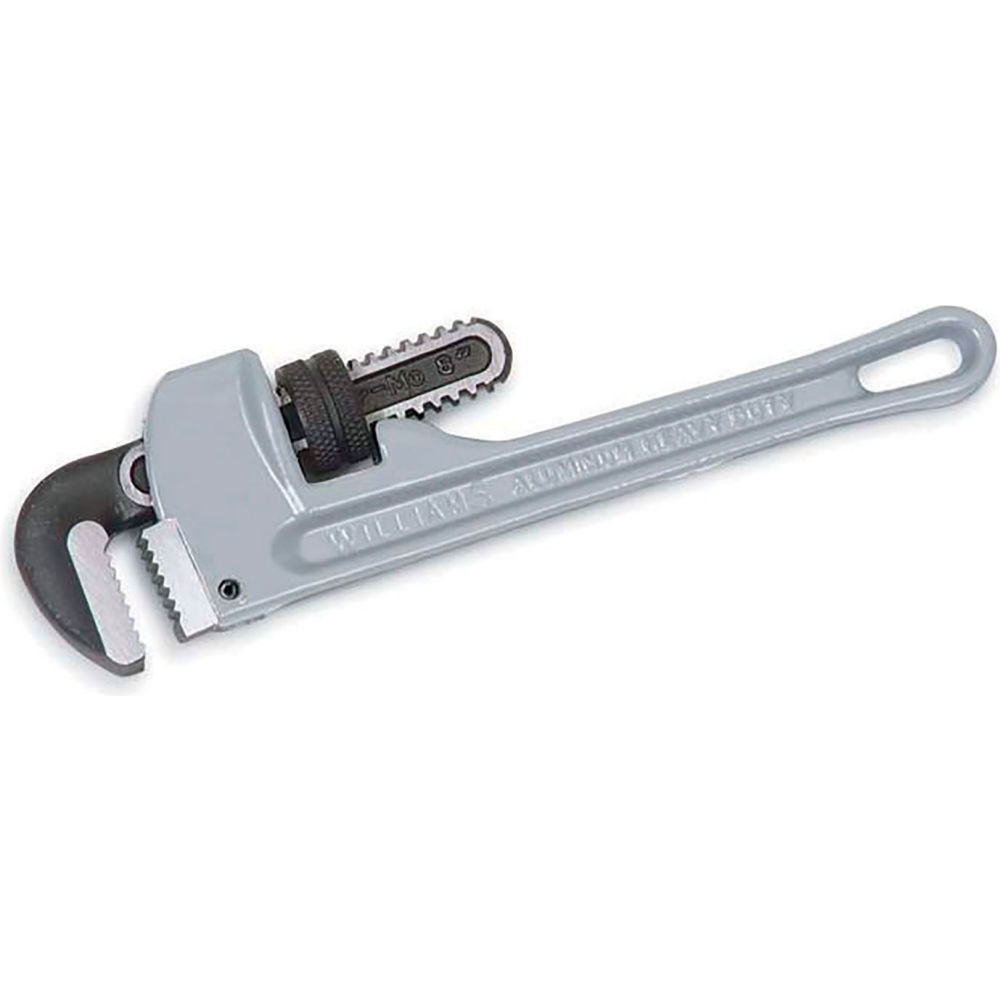 B3193147 12 in. Heavy Duty Aluminum Pipe Wrench - Gray