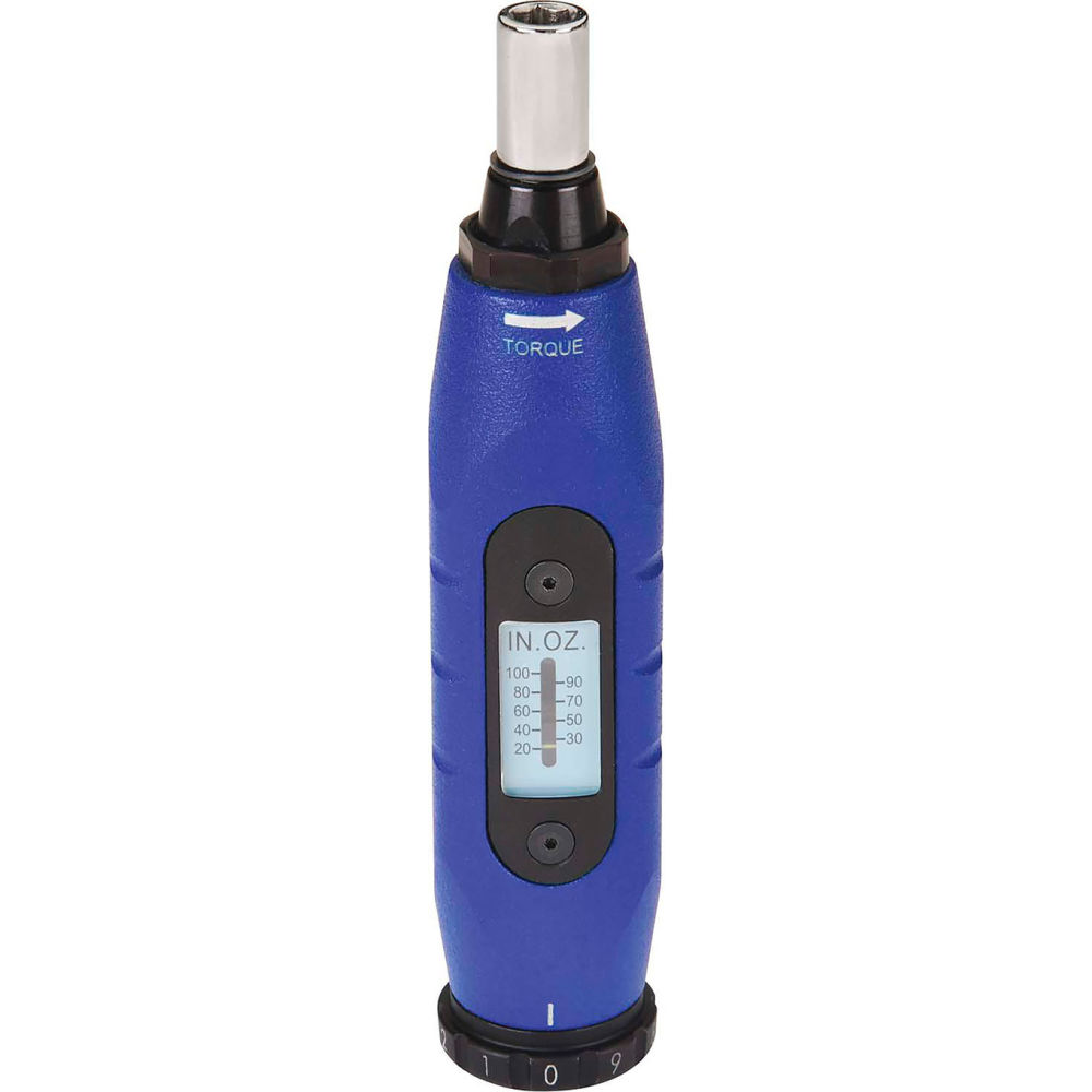 B3193700 Micro Adjustable Torque Screwdrivers - Blue - 20-100 in.-oz