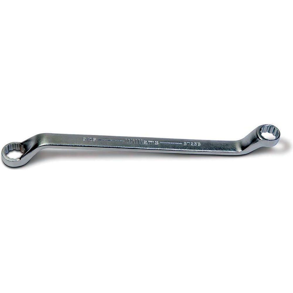 B3193080 Double Head 60 deg Offset Box End Wrench - 12 Points - 0.25 x 0.312 in. Opening - Silver