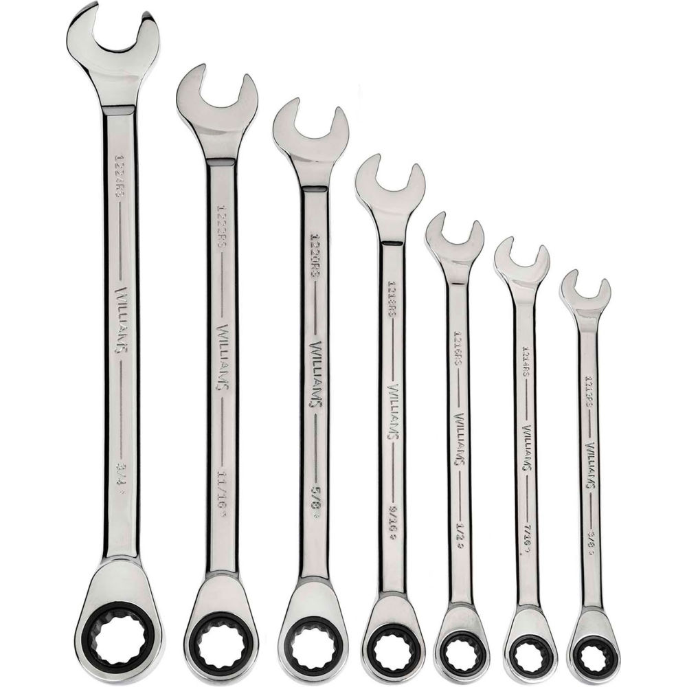 B3193349 14 mm 12-Point Standard Combination Ratcheting Wrench - Chrome