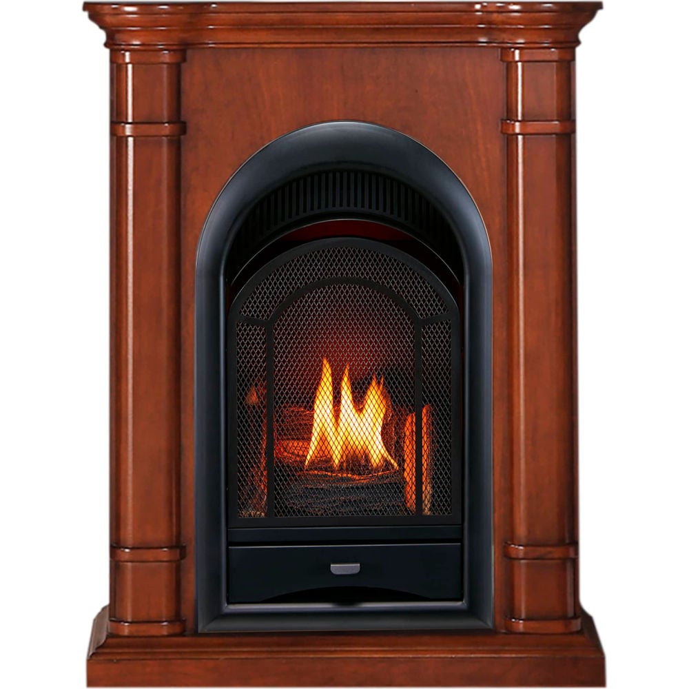 B3082634 Procom Dual Fuel Vent Free Gas Fireplace System - 15000 BTU - T-Stat Control - Apple Spice - PCS150T-3AS