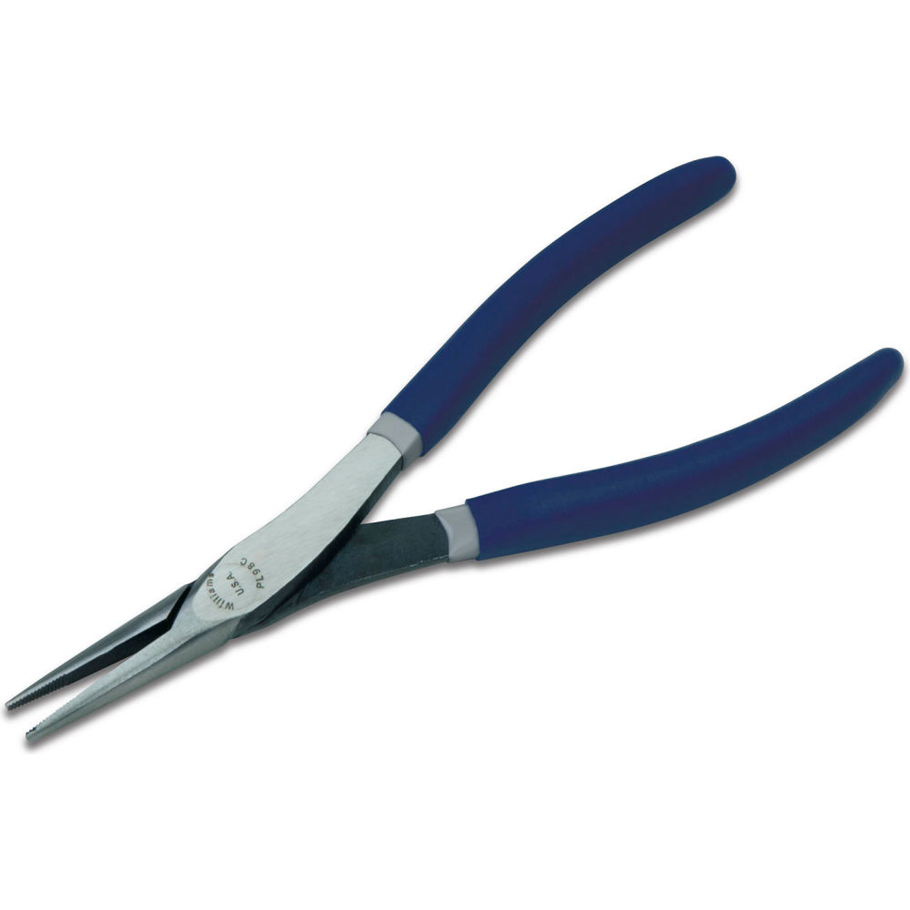 B3191132 High Leverage Chain Nose Plier - Plastic Dipped Handle - 8 in. - Blue