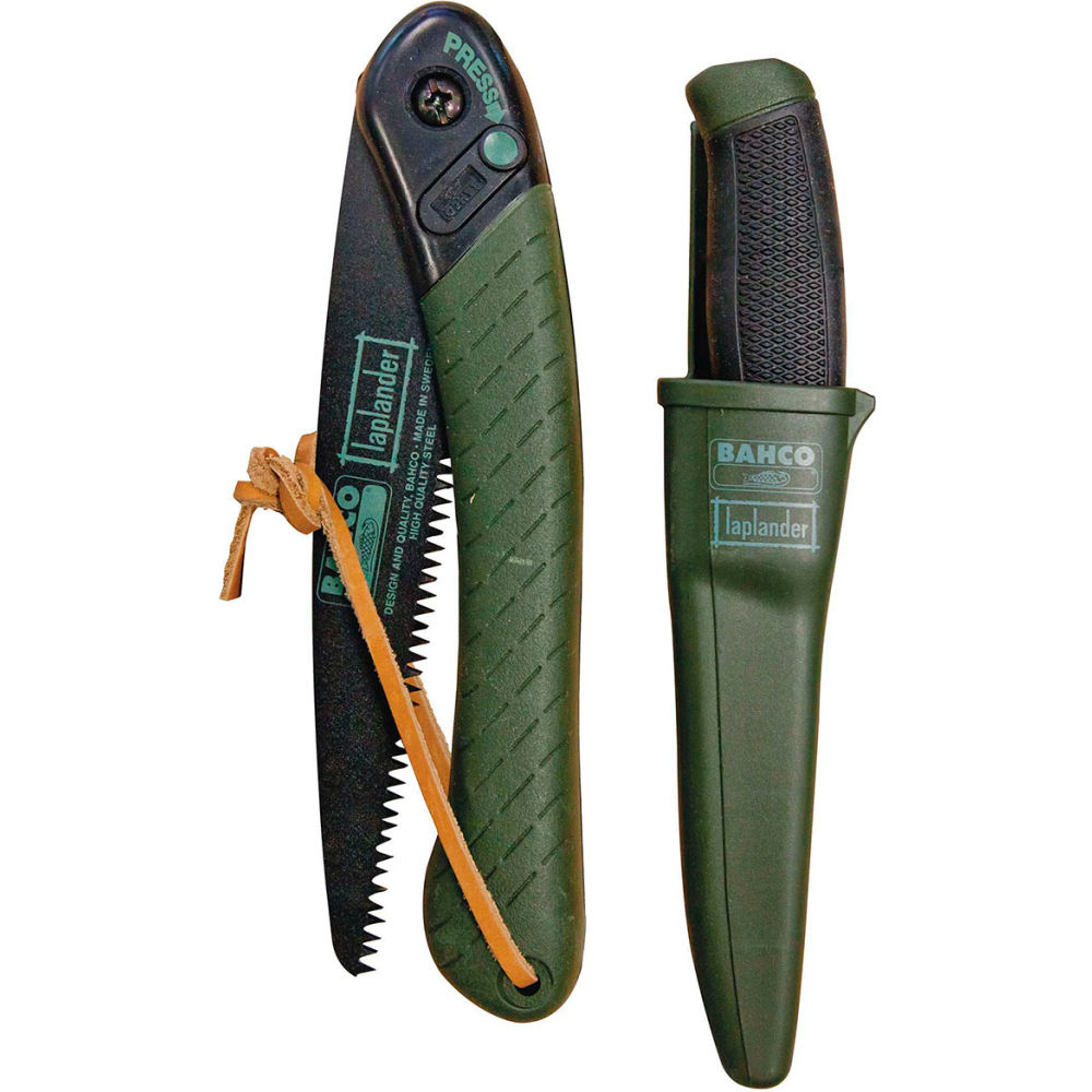 B3193013 Bahco Laplander & Knife - 102 in. Blade Length - Green Handle