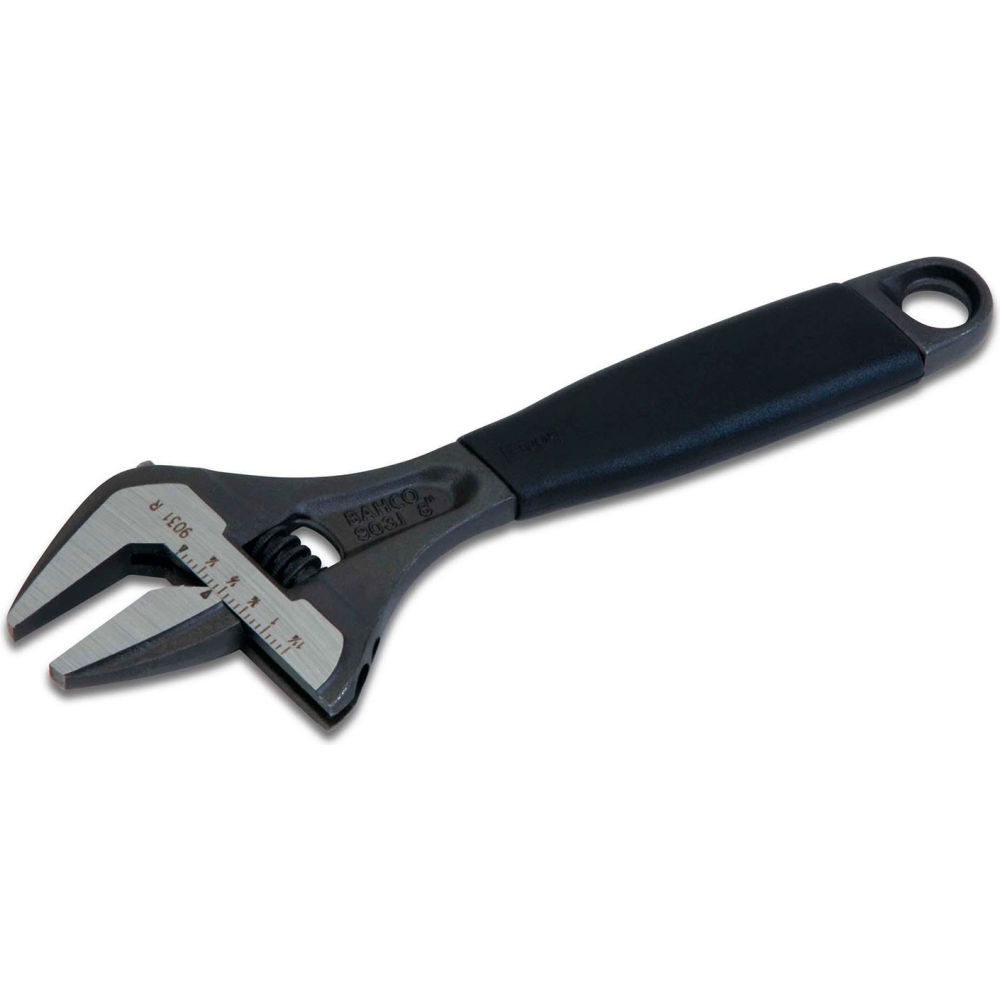 B3193283 Bahco Adjustable Forward Wrench - 8 in. Long - Black