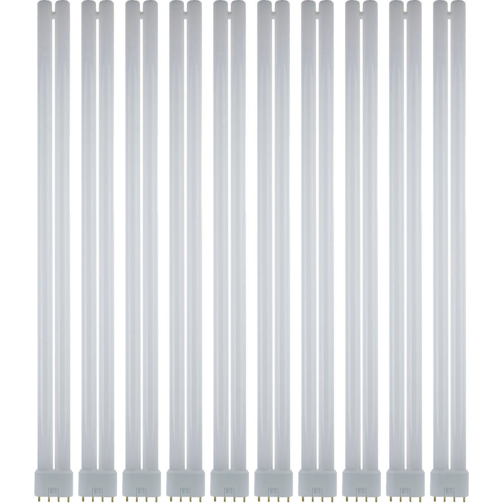 B3166636 Sunlite 4-Pin Compact Fluorescent Light Bulb - 2G11 Base - 3500K - 40W - Neutral White - Pack of 10