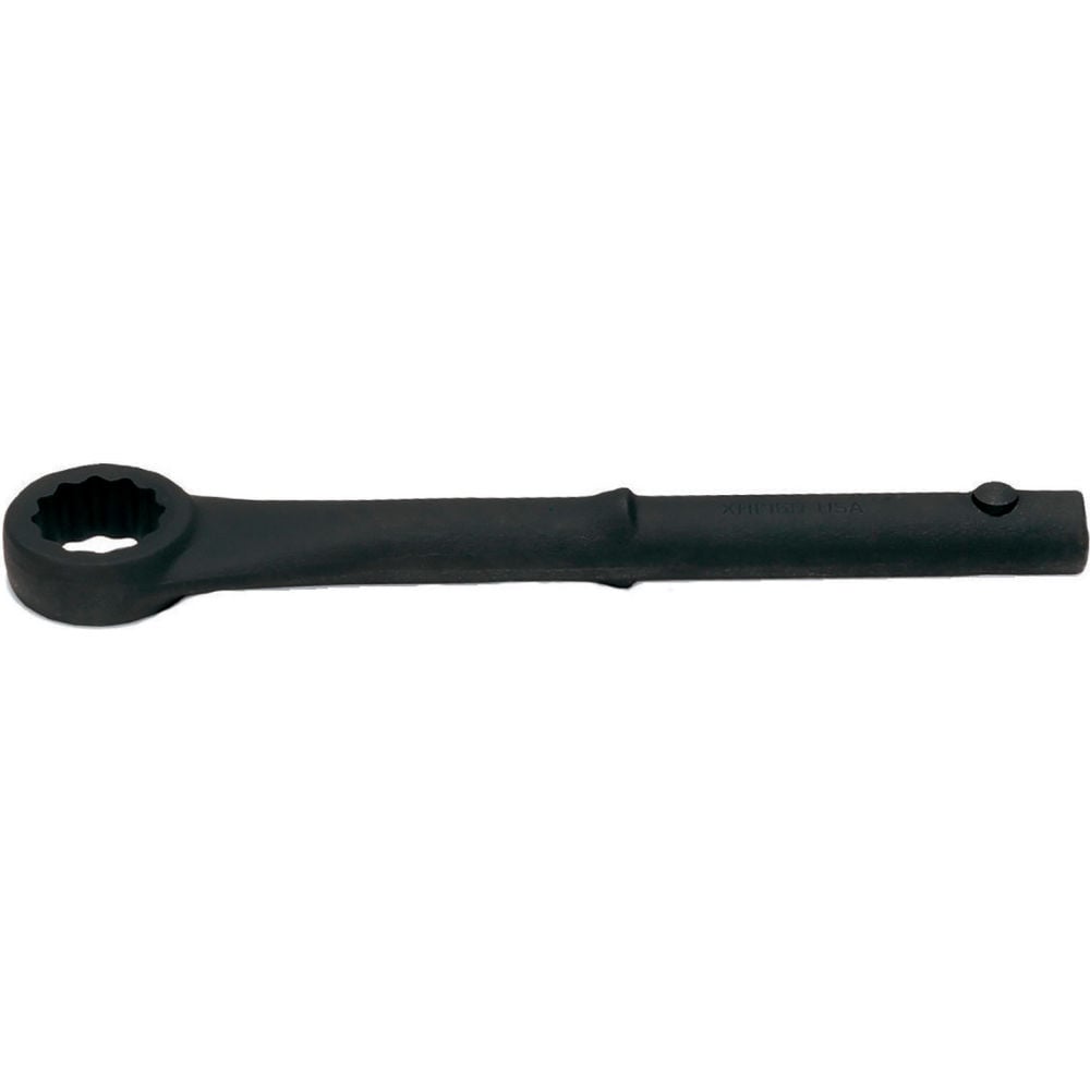 B3193094 Straight Box End Tubular Handle Wrench - 12 Points - 0.937 in. Opening - Black