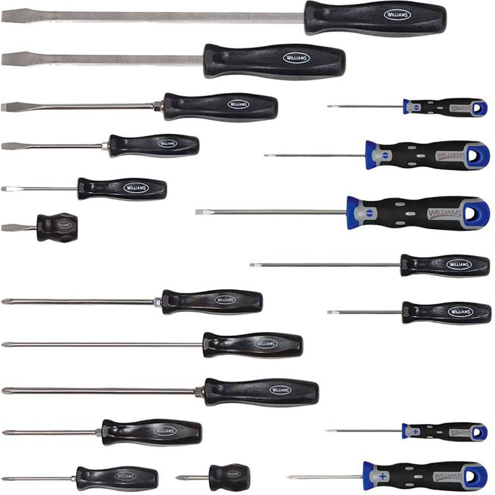 B3193244 Endurogrip & Super Torque Premium Mixed Screwdriver Set - Black - 19 Piece