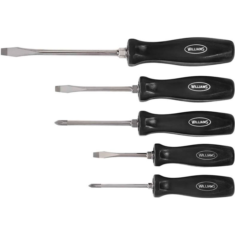 B3193206 Endurogrip Mixed Screwdriver Set, Black - 5 Piece