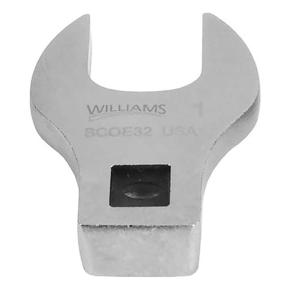 B3193448 0.5 in. Drive Open End Crowfoot Wrench - 1 in. Opening Size - Chrome