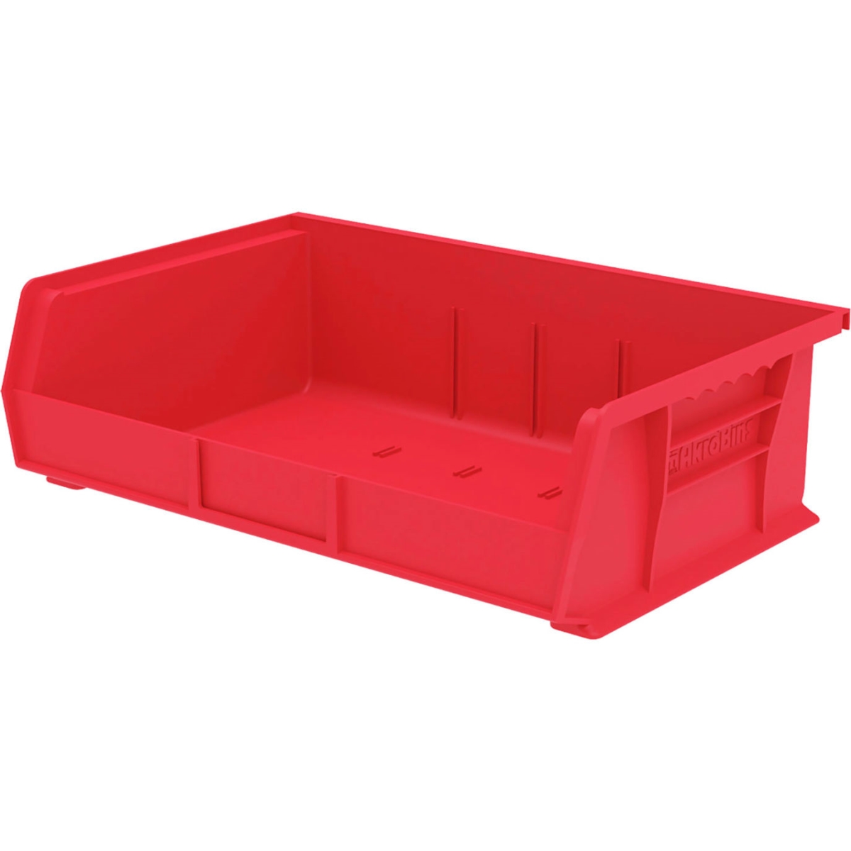 B3775219 AkroBin Plastic Storage Bin, Red - 10.87 x 16.5 x 5 in.